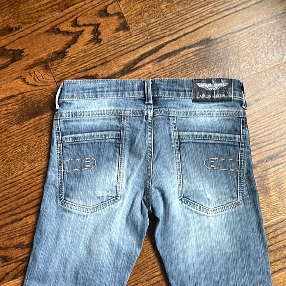 Aston Martin Boy Distressed Jeans Size 8 - Picture 5 of 8